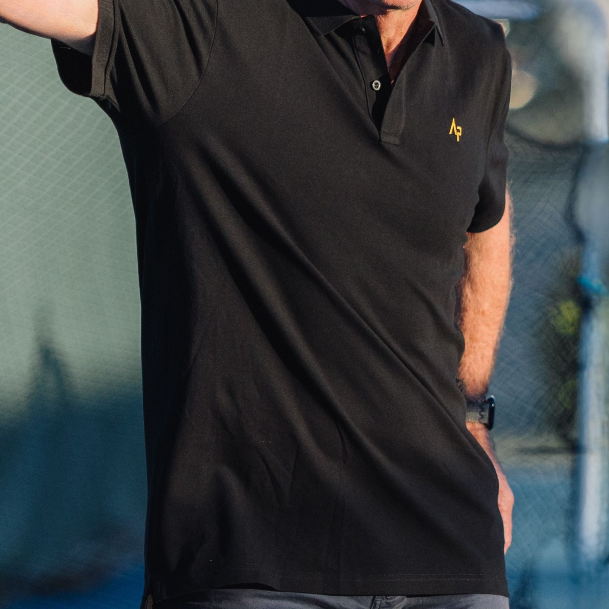 AP Polo Black | Angry Penguins