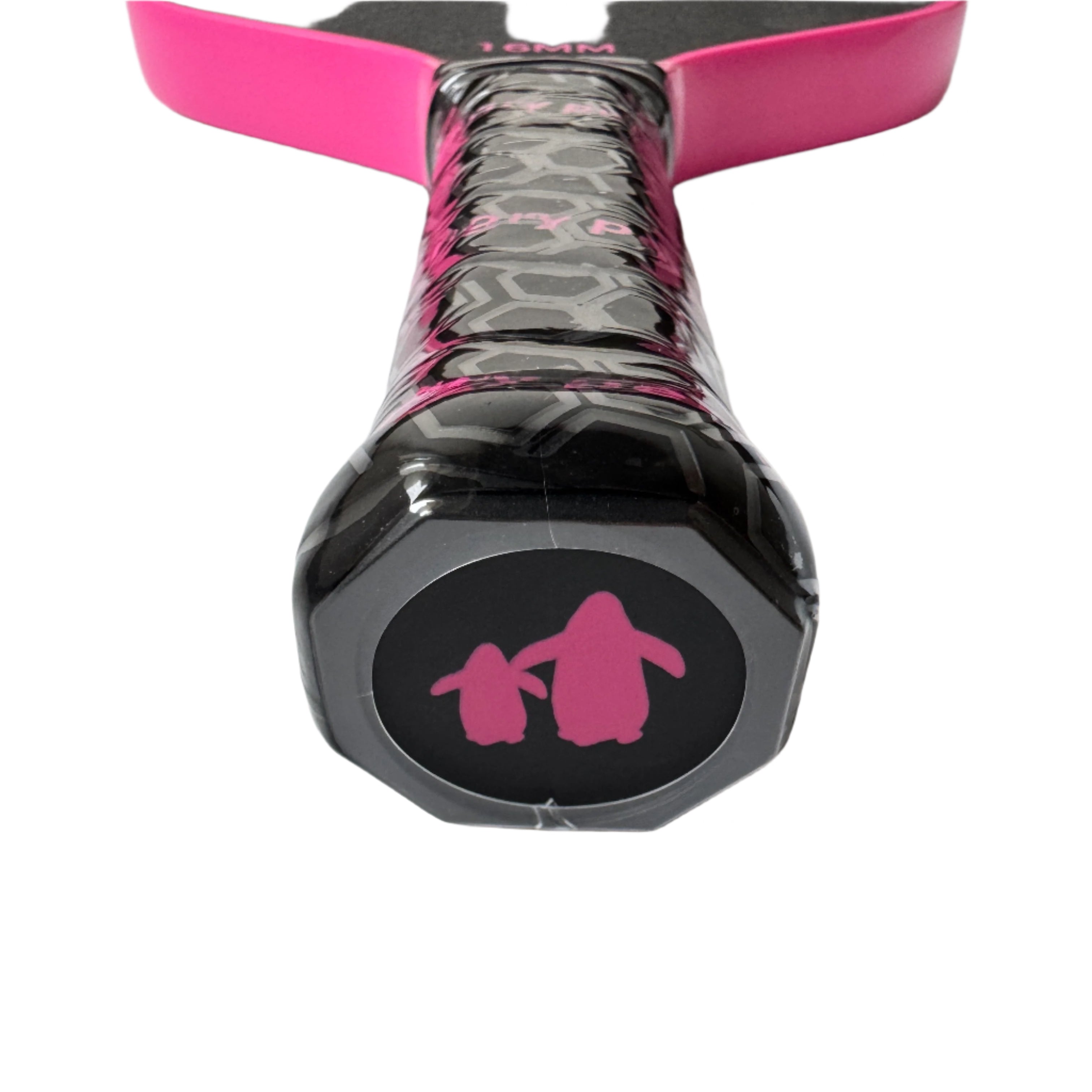 Flipper – Pink Pickleball Paddle | Angry Penguins | 16MM Control Paddle- Handle