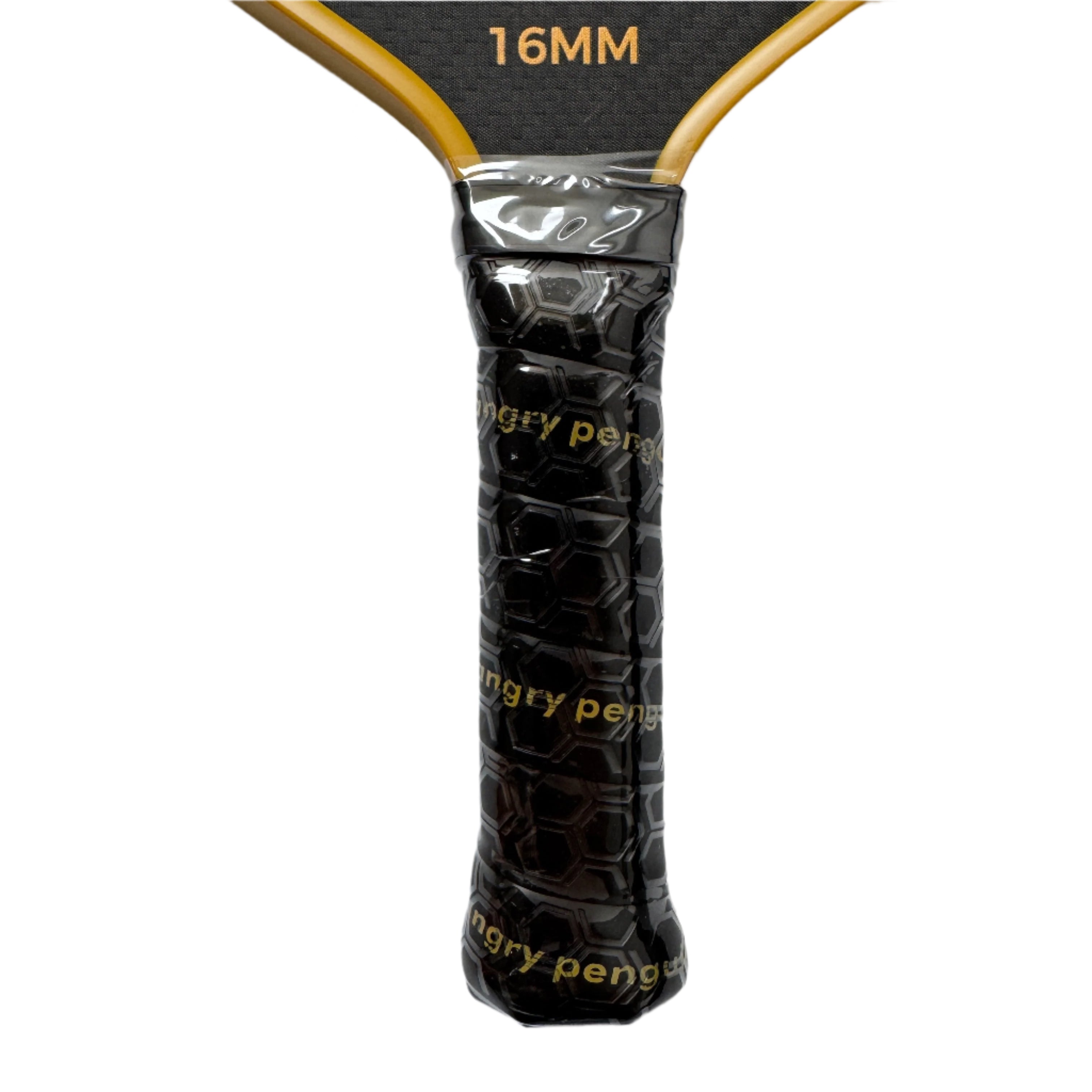 Flipper – Gold Pickleball Paddle | Angry Penguins | Precision + Style- Handle