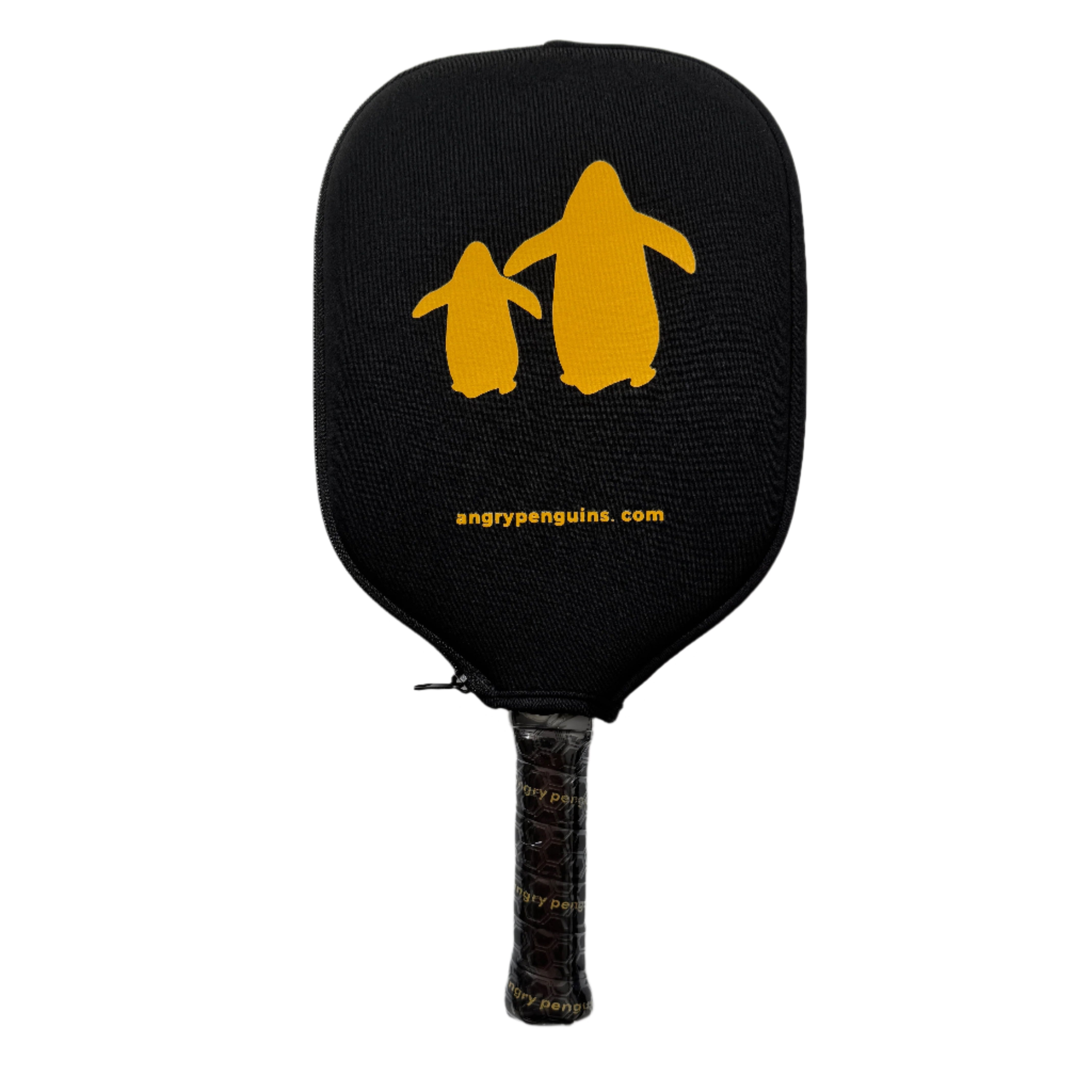 Flipper – Gold Pickleball Paddle | Angry Penguins | Precision + Style