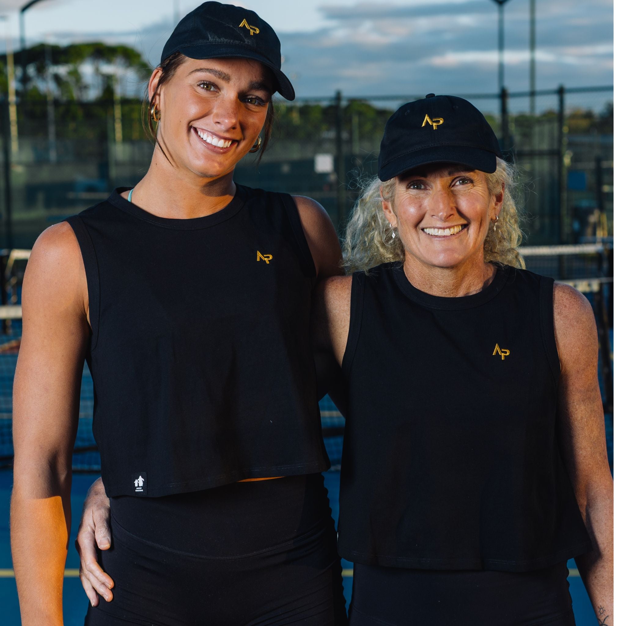 Angry Penguins | AP Black Cotton Cap Strapback with logo - Lifestyle