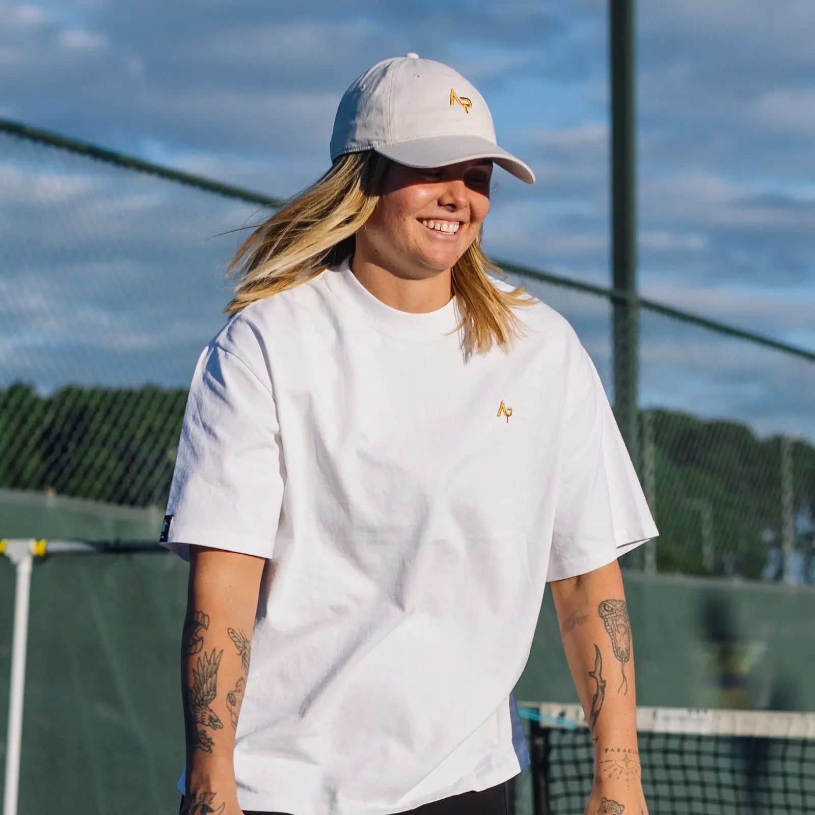 AP Snow Tee - Faded White