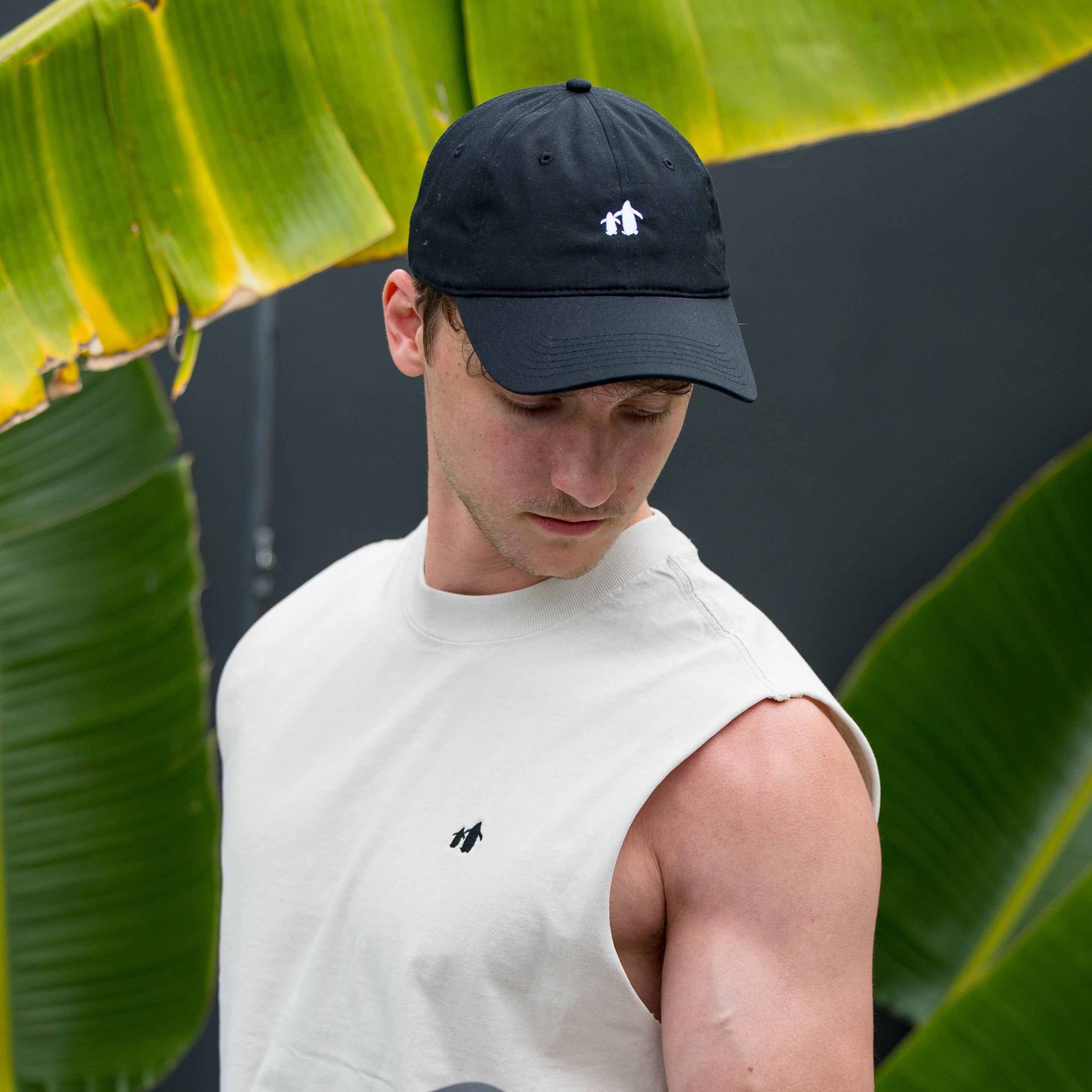 Angry Penguins | Black Cotton Cap Strapback with Penguin Logo - Lifestyle