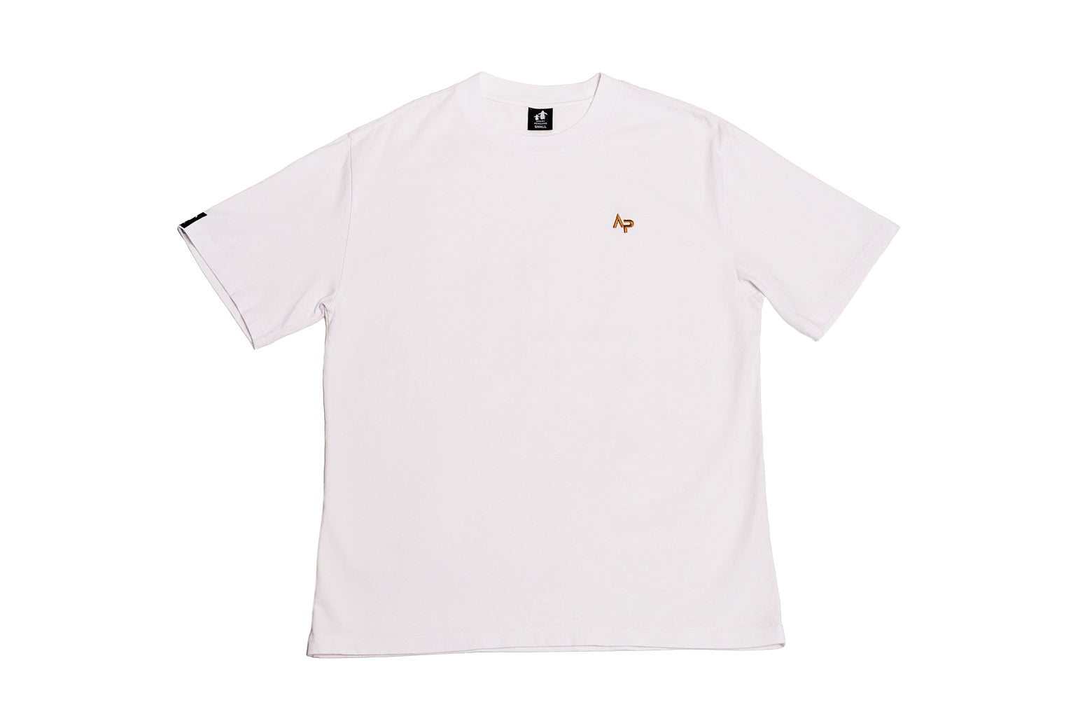 AP Collection Faded Minus Tee – Gold Logo | Heavyweight Unisex T-Shirt- Front