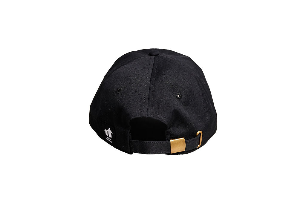 Original Black Cap – Angry Penguins | Cotton Strapback Hat- Back