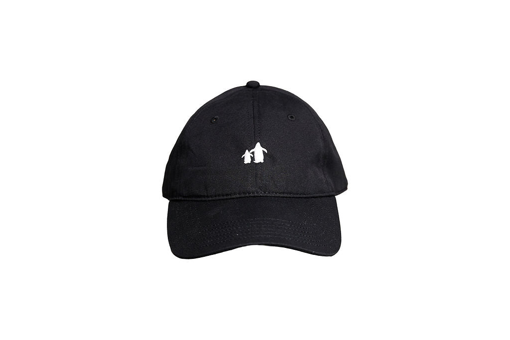 Original Black Cap – Angry Penguins | Cotton Strapback Hat- Front
