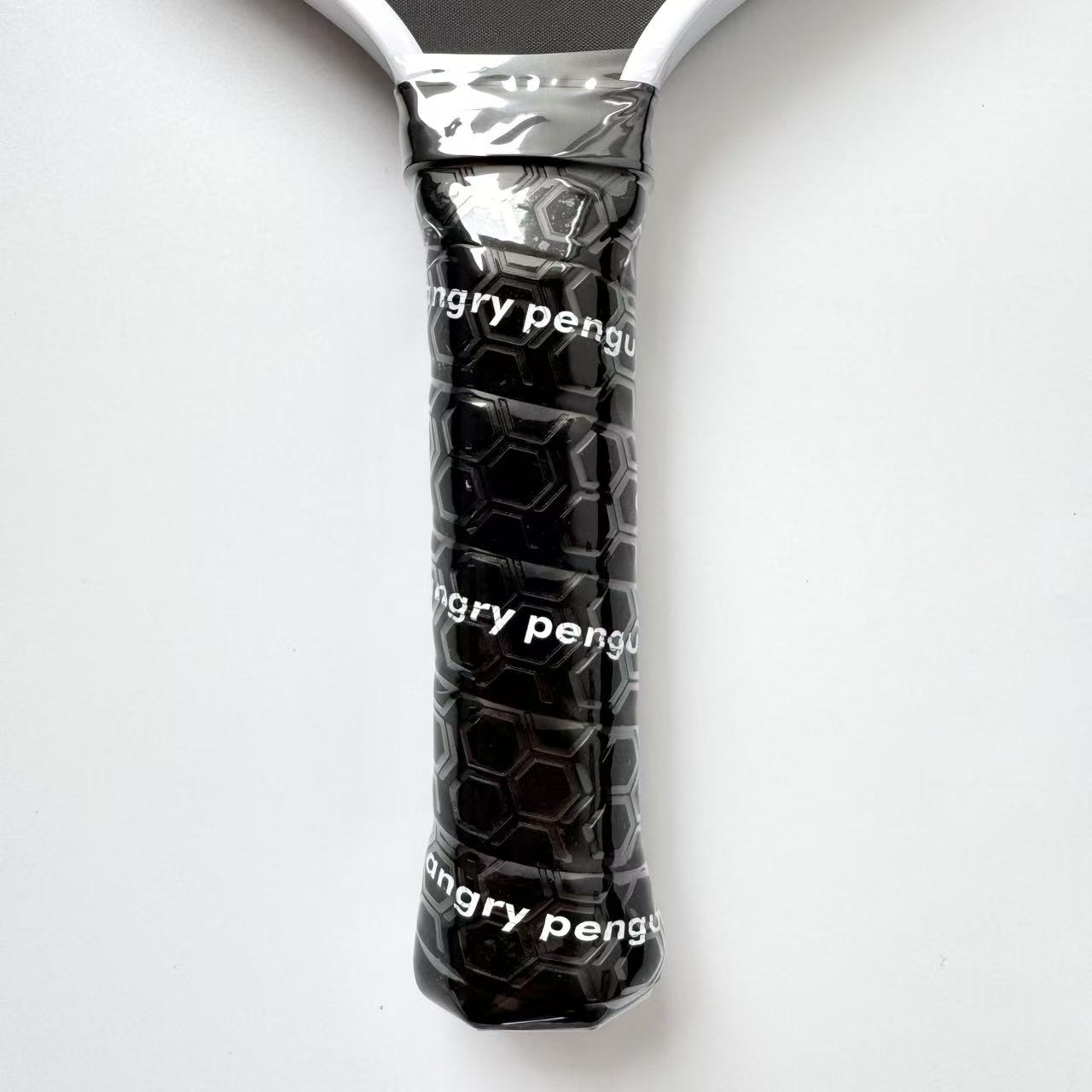 Abyss – Black Pickleball Paddle | Angry Penguins | 14MM Power Paddle- Handle