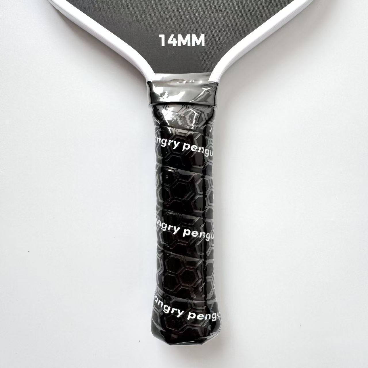 Abyss – Black Pickleball Paddle | Angry Penguins | 14MM Power Paddle- Handle