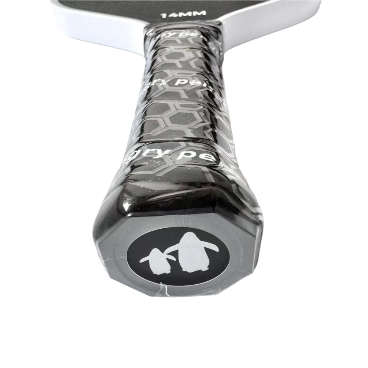 Abyss – Black Pickleball Paddle | Angry Penguins | 14MM Power Paddle- Handle