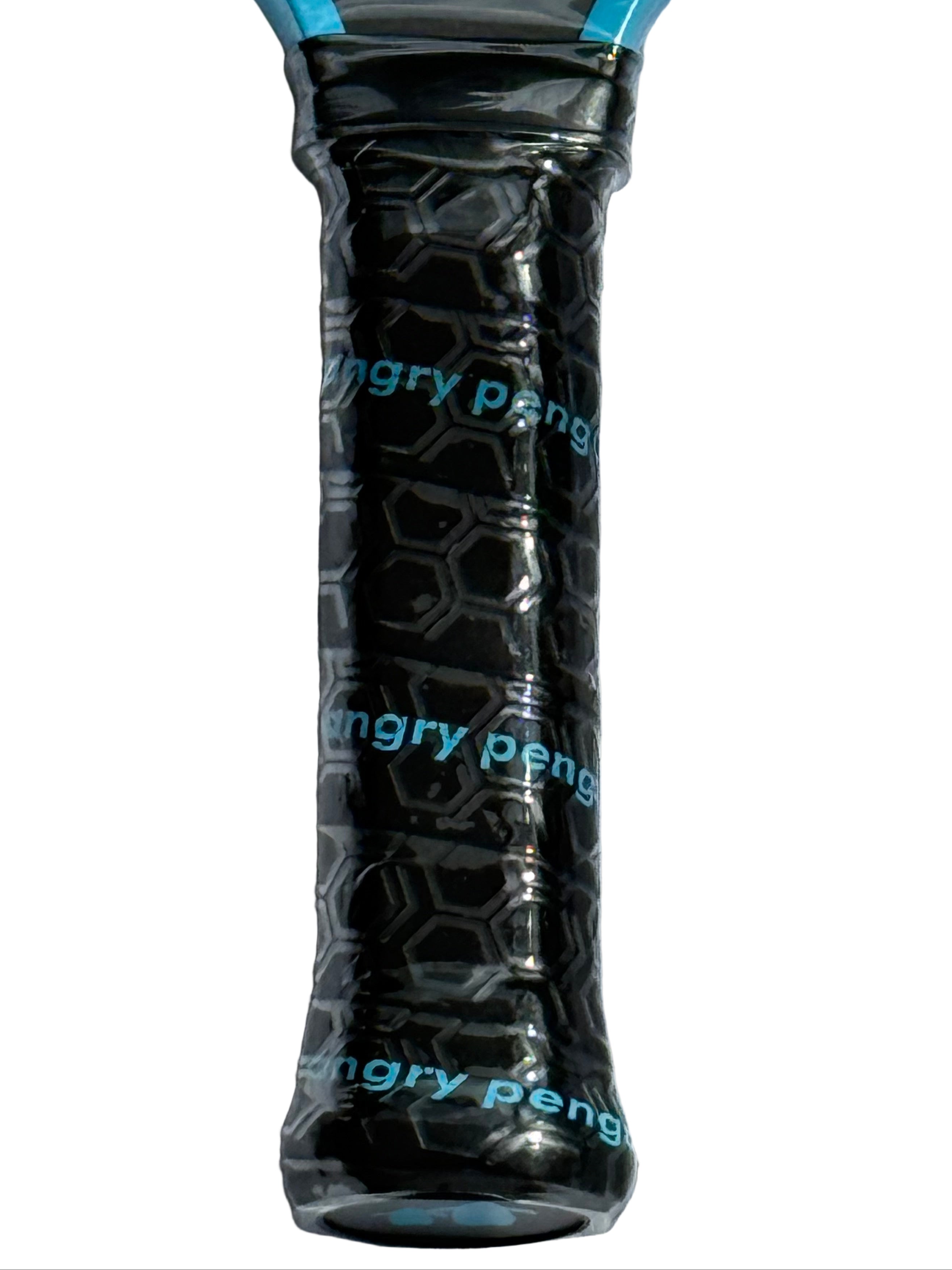 Abyss T700 Blue Pickleball Paddle | Angry Penguins | Professional Carbon - Handle