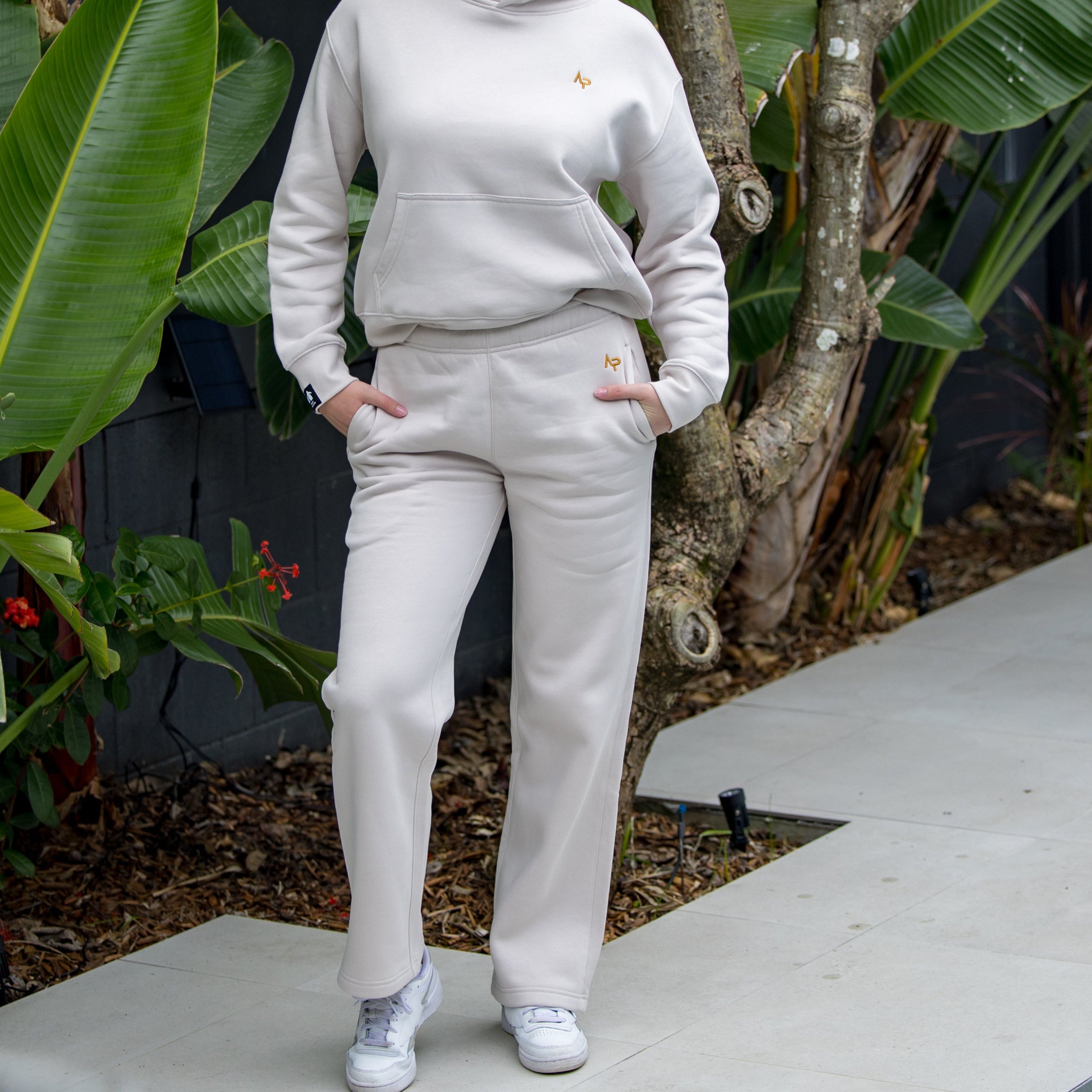AP Track Pants – Bone