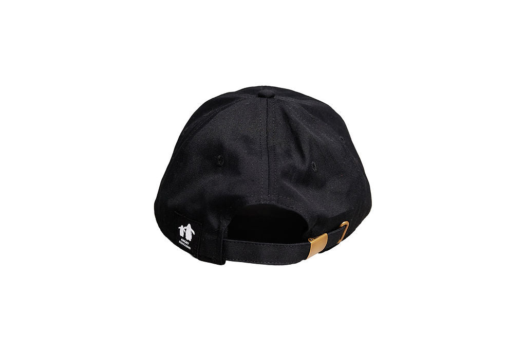 AP Black Cap – Gold Logo | Angry Penguins Strapback Hat- Back