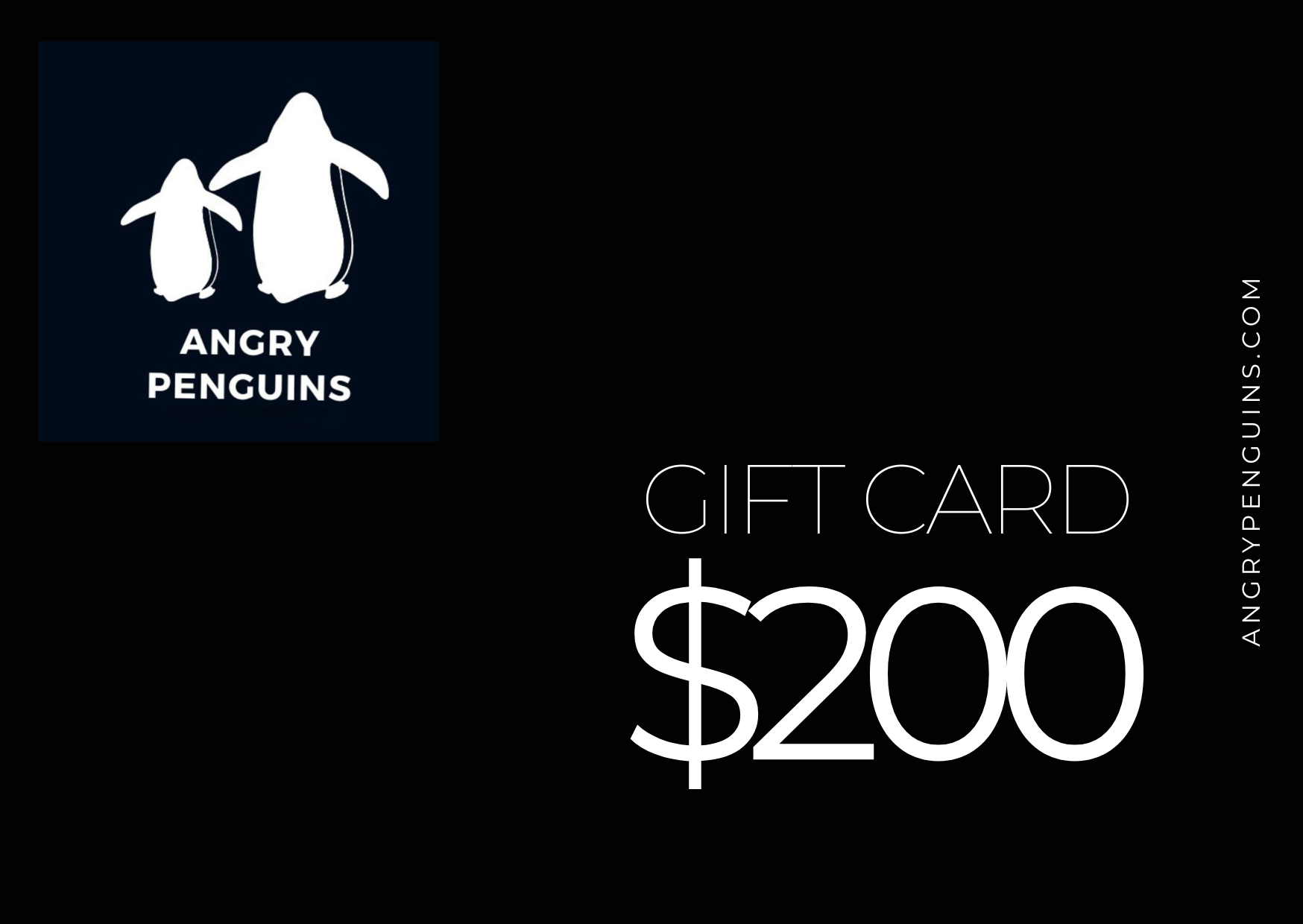 Angry Penguins Gift Card
