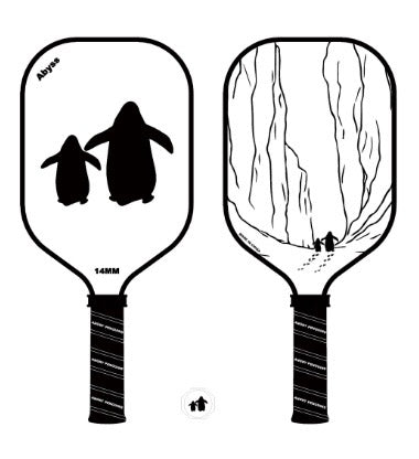 Abyss Paddle - White (Limited Edition | 14MM | T700 Raw Carbon)