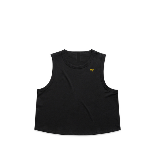 AP Collection Crop Tank – Black